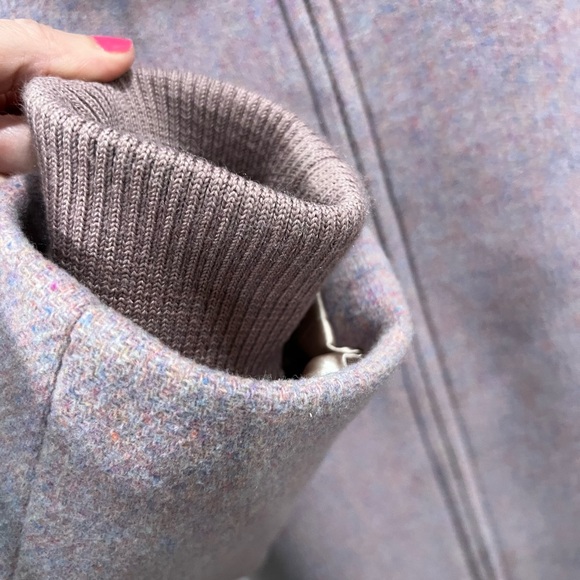 J. Crew Lodge Wool Coat Heather Cotton Candy Size 14 perfect for L - Picture 7 of 12